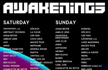Awakenings Festival Announces Line Up For Its 20 Year Anniversary