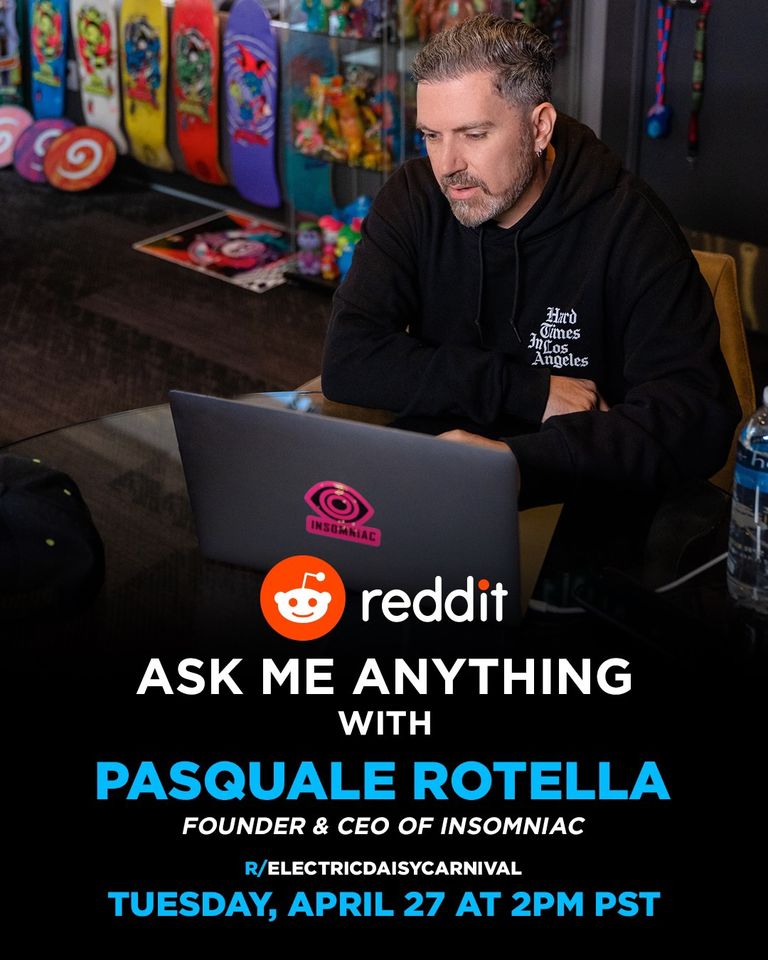 Reddit AMA for EDC date.