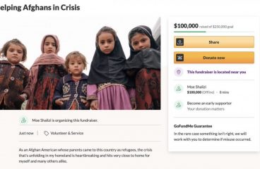 Moe Shalizi Creates GoFundMe for Afghanistan