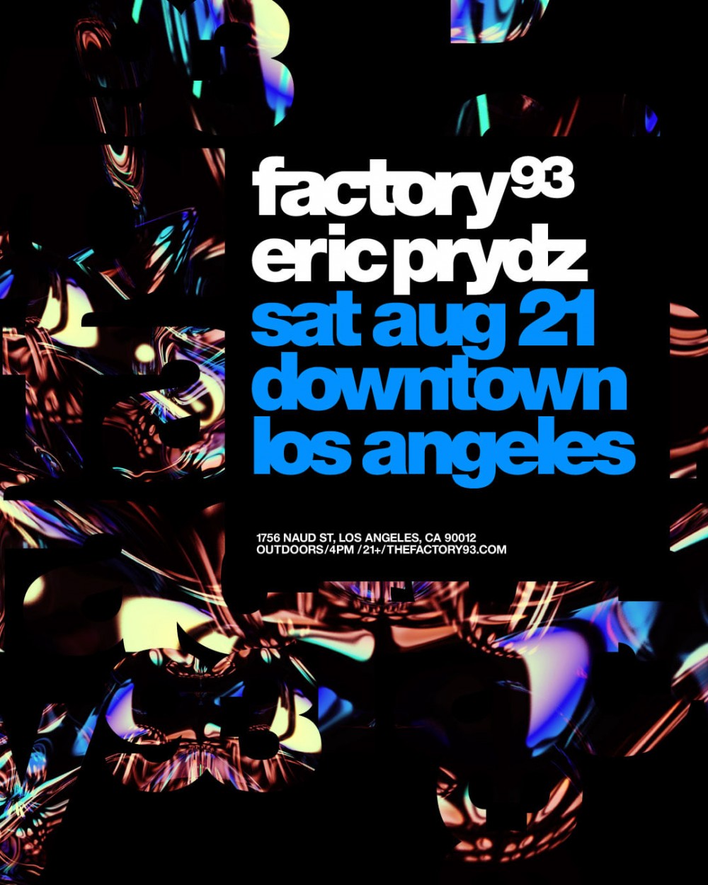 Eric Prydz Factory 93