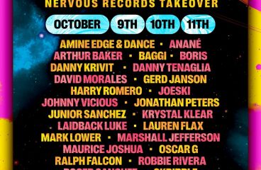 Nervous Records takeover Diplo’s Revolution: 30 DJs – 30 Hours – 30 Years – Oct 9, 10 and 11 !