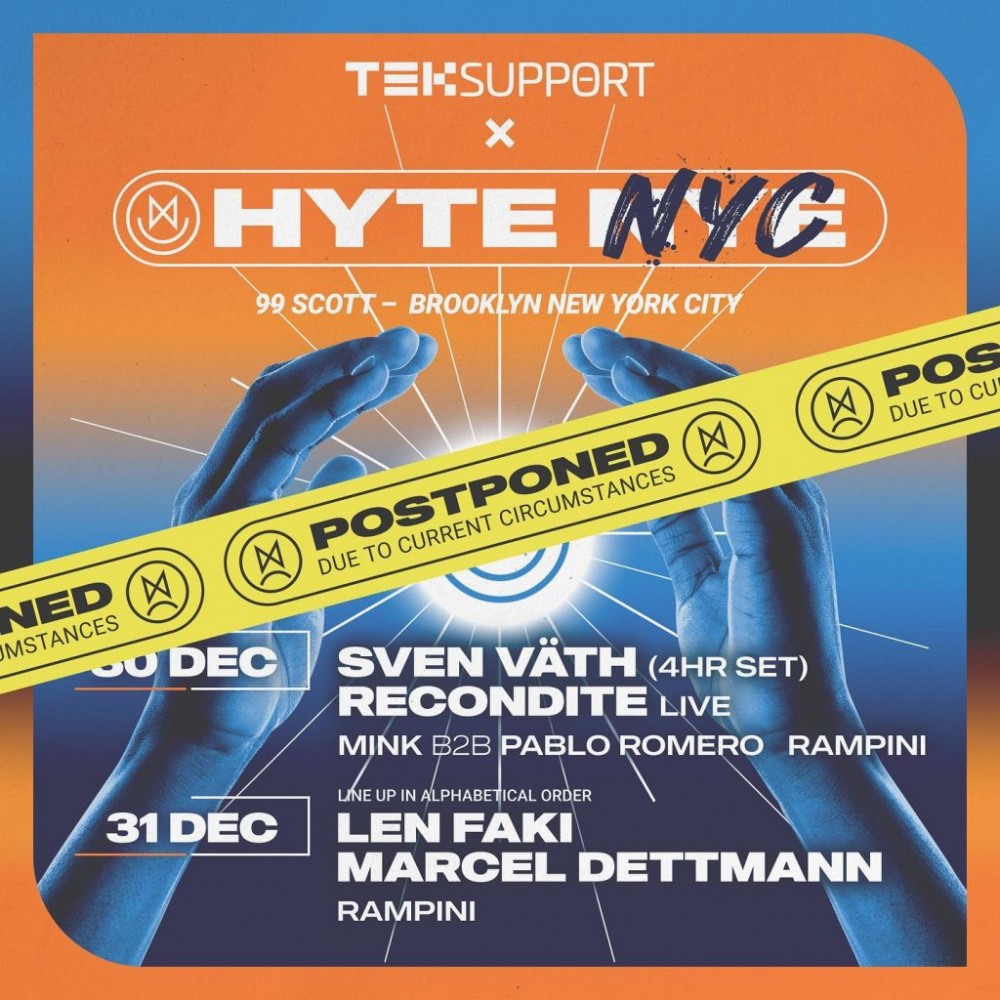 Hyte NYC Event Canceled Due To COVID