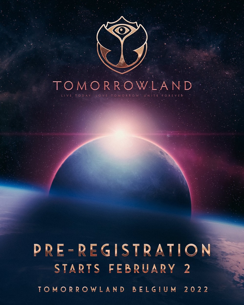 Tomorrowland 2022 pre-registration