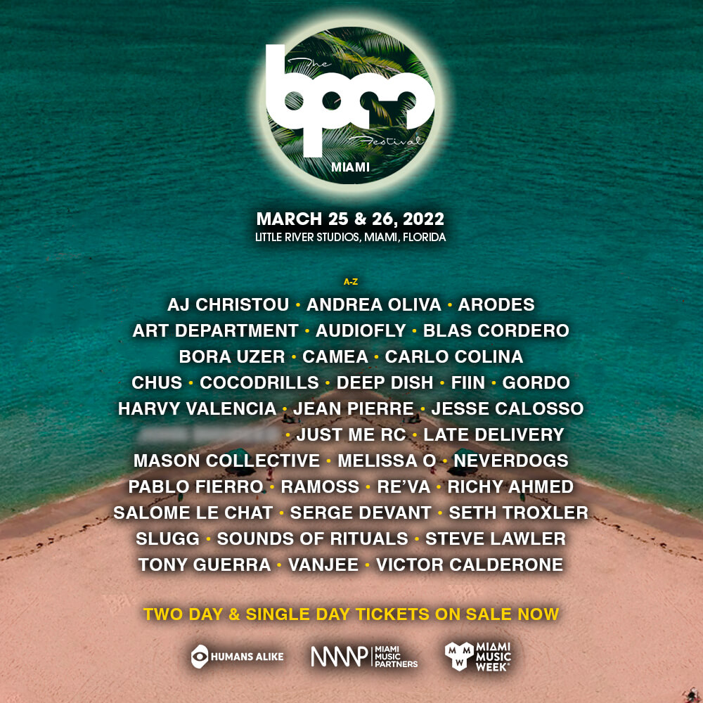 The BPM Festival MMW22 Lineup