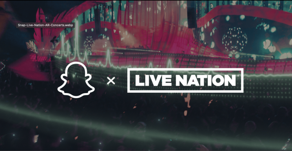 Live Nation and Snapchat Partner For AR At Music Festivals