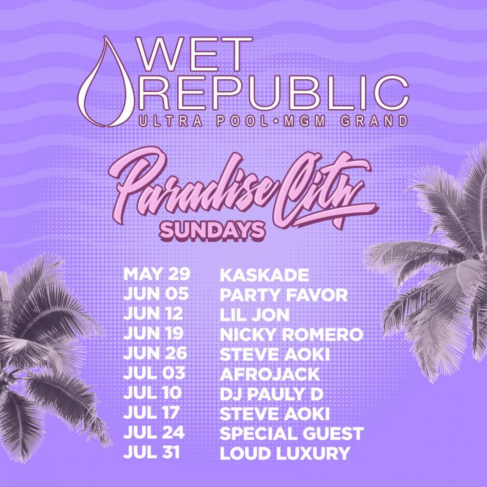 DJ Kaskade Headlining Hottest Pool In Vegas With Wet Republic's 'Paradise City!'