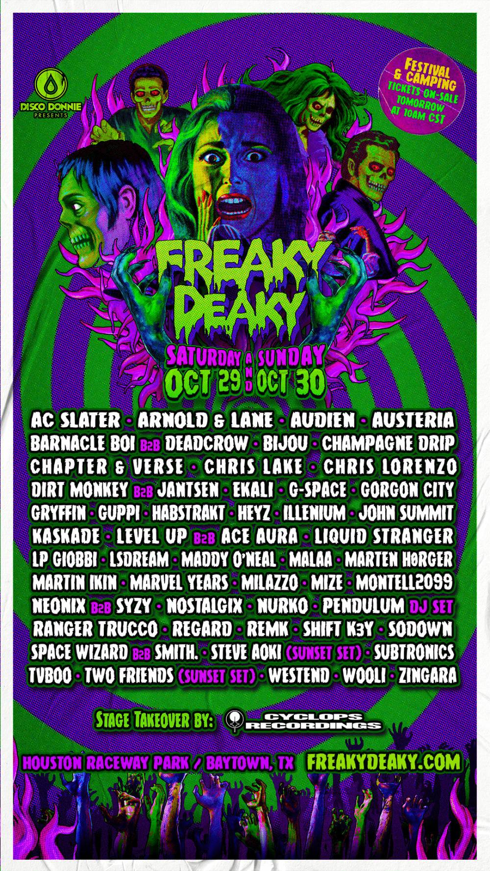 Disco Donnie Presents Releases Lineup for Freaky Deaky 2022