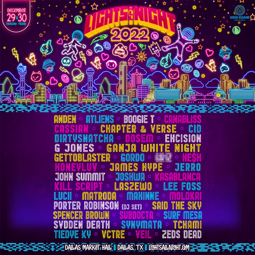 Disco Donnie Presents Acquires Lights All Night Music Festival, Drops Lineup