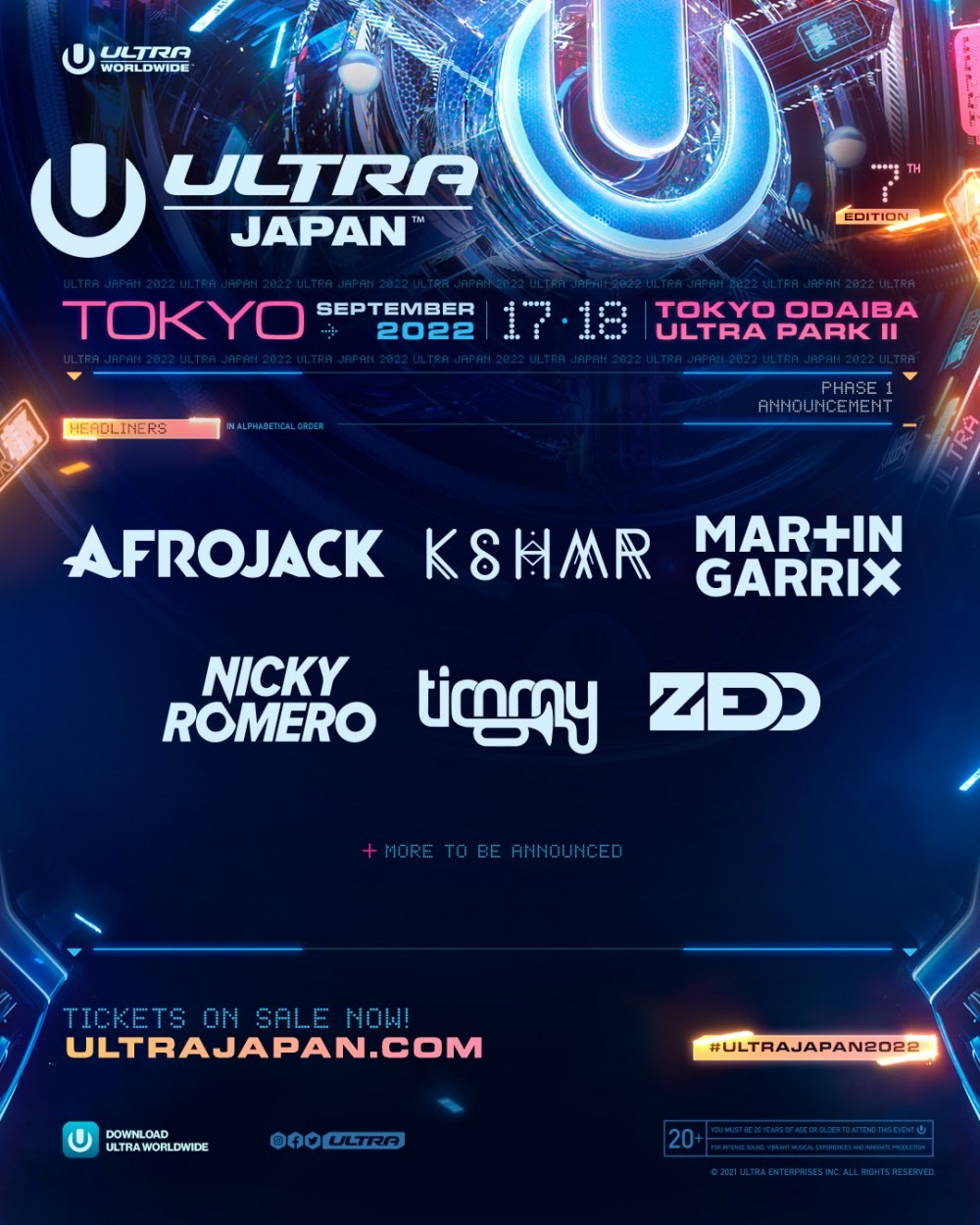 Ultra Japan Announces Phase One Line Up