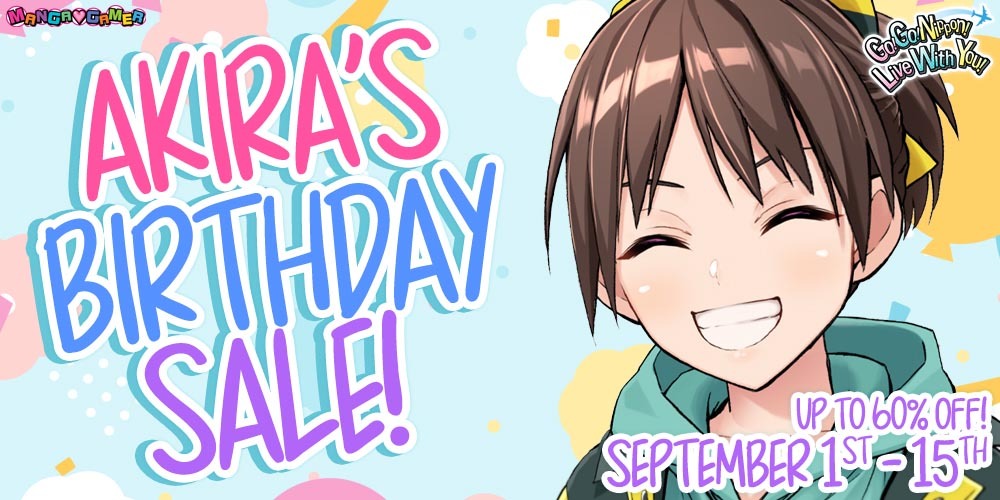 Akira Misaki’s Birthday VN Sale!