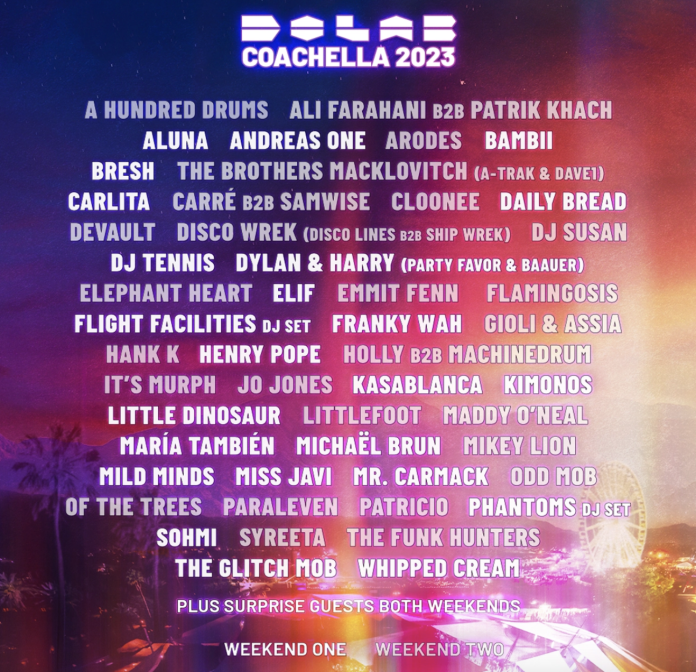 Do Lab Announces Lineups for Coachella 2023